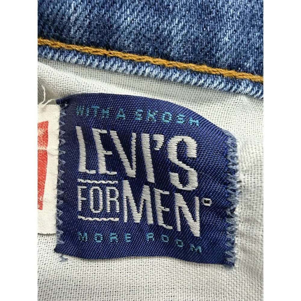 Vintage Levi's 541 Jeans Mens 36X32 Skosh More Room USA Made‎ 1988 Blue Tab